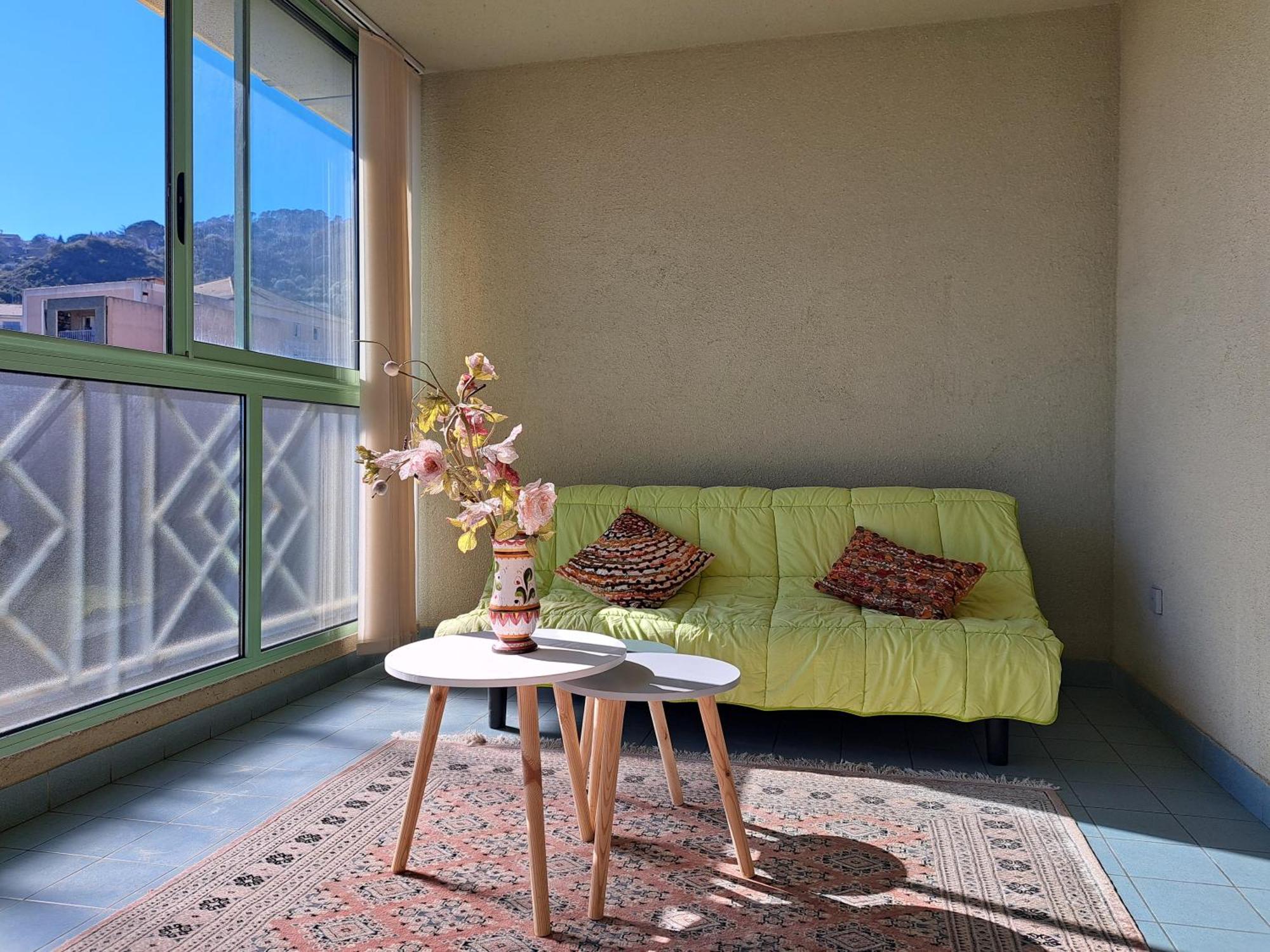 Grand T2 Proche Centre Ville, Vue Mer Et Montagne 巴斯蒂亚 外观 照片